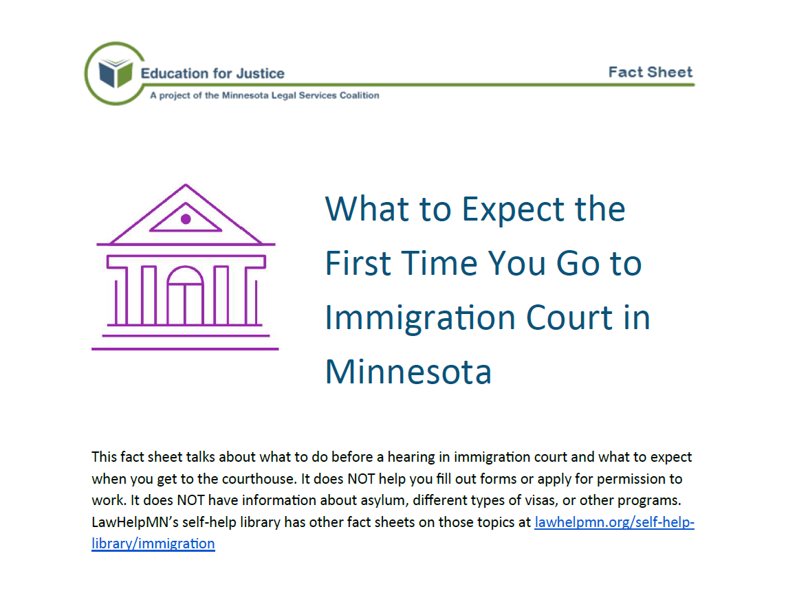 What to Expect the First Time You Go to Immigration Court in Minnesota